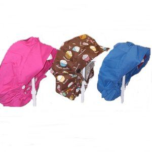 (3) Landau Scrub Bonnet Caps Hats Unisex: Pink - Cupcakes- Blue NEW men women